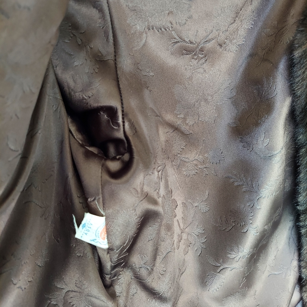 Vintage Union Made Faux Fur Coat - image 7